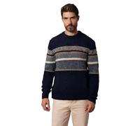 Celtic & Co Men's Statement Donegal Wool Sweater in Mid Navy | Size: Medium Celtic & Co Mid Navy M