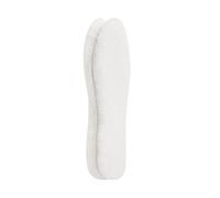 Celtic & Co Premium Thick and Fluffy Made In Cornwall 100% Genuine British Sheepskin Warm Wool Replacement Insoles Inserts For Shoes Boots Slippers - Ivory - Size 12