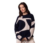Celtic & Co Women's Abstract Geo Sweater in Dark Navy | Size: Medium Celtic & Co Dark Navy M