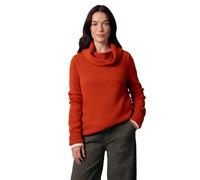 Celtic & Co Women's British Supersoft Slouchy Cowl Sweater in Tangerine | Size: Medium Celtic & Co Tangerine M