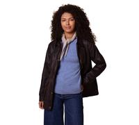Celtic & Co Women's British Waxed Cotton Zip Thru Jacket in Dark Brown | Size: 12 Celtic & Co Dark Brown 12