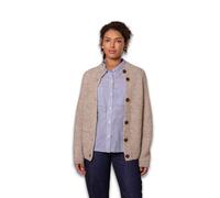 Celtic & Co Women's British Wool Moss Stitch Cardigan in Light Beige | Size: Medium Celtic & Co Light Beige M