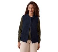Celtic & Co Women's Donegal Edge To Edge Vest in Dark Navy | Size: Medium Celtic & Co Dark Navy M