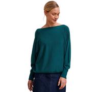 Celtic & Co Women's Fine Knit Merino Relaxed Sweater in Teal | Size: Medium Celtic & Co Teal M