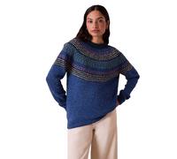 Celtic & Co Women's Float Stitch Sweater in Dark Blue | Size: Medium Celtic & Co Dark Blue M