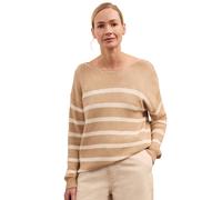 Celtic & Co Women's Gauzy Boat Neck Sweater in Light Beige | Size: Medium Celtic & Co Light Beige M