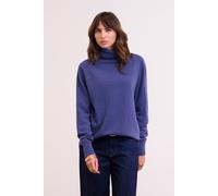 Celtic & Co Women's Geelong Wool Slouch Turtleneck Sweater in Cobalt | Size: Medium Celtic & Co Cobalt M