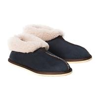 Celtic & Co Women's Handmade In Cornwall Luxury 100% Super Soft Sheepskin Bootee Slippers - Blue Iris - Size 8