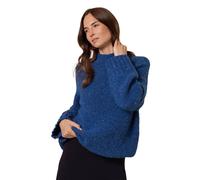 Celtic & Co Women's Kilcarra Tweed Funnel Neck Sweater in Cobalt | Size: Medium Celtic & Co Cobalt M