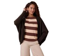 Celtic & Co Women's Long Sleeve Cocoon Cardigan in Dark Brown | Size: Medium/Large Celtic & Co Dark Brown M/L