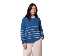 Celtic & Co Women's Long Sleeve Drop Stitch Breton Sweater in Cobalt | Size: Medium Celtic & Co Cobalt M