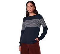 Celtic & Co Women's Merino Fine Knit Boat Neck Jumper in Navy | Size: Medium Celtic & Co Navy M
