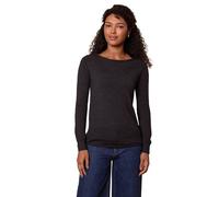 Celtic & Co Women's Merino Fine Knit Boat Neck Sweater in Dark Grey | Size: Medium Celtic & Co Dark Grey M