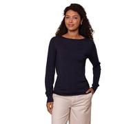 Celtic & Co Women's Merino Fine Knit Boat Neck Sweater in Dark Navy | Size: Medium Celtic & Co Dark Navy M