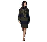Celtic & Co Women's Merino Stripe Dress in Dark Olive | Size: Medium Celtic & Co Dark Olive M