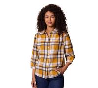 Celtic & Co Women's Peter Pan Collar Checked Blouse in Mustard | Size: 10 Celtic & Co Mustard 10