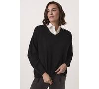 Celtic & Co Women's Ribbed V-Neck Jumper in Black | Size: Medium/Large Celtic & Co Black M/L