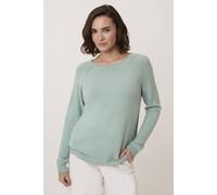 Celtic & Co Women's Roll Edge Crew Neck Jumper in Duck Egg Blue | Size: Medium/Large Celtic & Co Duck Egg Blue M/L