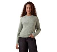 Celtic & Co Women's Saddle Shoulder Crew Neck Sweater in Pale Green | Size: Medium Celtic & Co Pale Green M