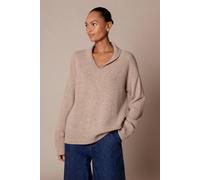 Celtic & Co Women's Shawl Collar Slouch Sweater in Natural | Size: Medium Celtic & Co Natural M