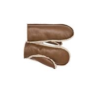 Celtic & Co Women's Sheepskin Mitts in Brown | Size: Medium Celtic & Co Brown M
