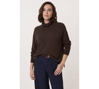 Celtic & Co Women's Slouchy Roll Neck Jumper in Dark Brown | Size: Medium/Large Celtic & Co Dark Brown M/L