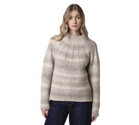Celtic & Co Women's Sunbeam Stitch Yoke Sweater in Grey | Size: Medium Celtic & Co Grey M