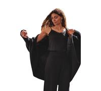 Celtic & Co Women's Supersoft Cocoon Cardigan in True Black | Size: Medium/Large Celtic & Co True Black M/L