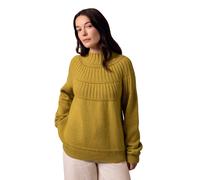 Celtic & Co Women's Textured Yoke Sweater in Mustard | Size: Medium Celtic & Co Mustard M