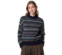 Celtic & Co Women's Traditional Fair Isle Sweater in Navy | Size: XL Celtic & Co Navy XL