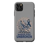 Celtic Colorectal Cancer - Warrior Spirit Unbroken - Raven Case for iPhone 11 Pro Max