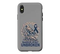 Celtic Colorectal Cancer - Warrior Spirit Unbroken - Raven Case for iPhone X/XS