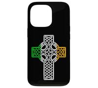 Celtic Cross Design Saint Patrick's Day Case for iPhone 13 Pro