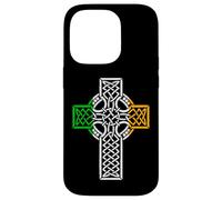 Celtic Cross Design Saint Patrick's Day Case for iPhone 14 Pro