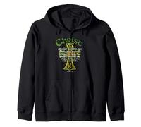 Celtic Cross Knot Christian Holy Trinity Scottish Celt Zip Hoodie