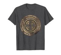 Celtic Cross Knot Irish Scottish Shield Warrior Graphic T-Shirt, Men, Dark Heather Grey, 3X-Large
