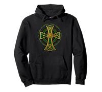 Celtic Cross Shirt St Patrick's Prayer Christian Gifts Pullover Hoodie