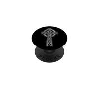 Celtic Cross Thistle Distressed PopSockets Adhesive PopGrip