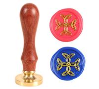 Celtic Cross Traditional Classic Carolingian Cross Celtic Knot Wax Seal Stamp Religious Stamps and Wax for Xmas Invitation Envelope Gift Card Party Bottle Packages