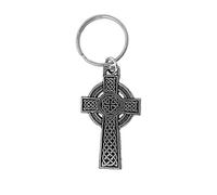 Celtic Cross with Circle Keychain, A1025KC, 2 1/8”, Pewter, 100% Handmade in the USA, Christian, Faith, Irish, Headstone, Catholic, Metal, Keychain, Key Chain, Over 100 Keychain designs