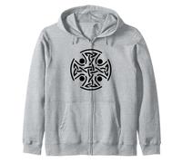 Celtic cross Zip Hoodie