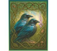 Celtic Crow Journal - Hidden Grove Edition 8.5″ × 11″ (150 Lined Pages): Norse Raven, Corvid & Crow Lover’s Journal for Oracle & Tarot Records, ... Writing, Dream Diary or Shadow Work!