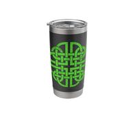 Celtic Dara Knot - Vintage Irish Knot Art St.Patrick's Day Stainless Steel Insulated Tumbler