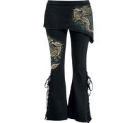CELTIC DRAGON - 2in1 Boot-Cut Leggings with Micro Slant Skirt