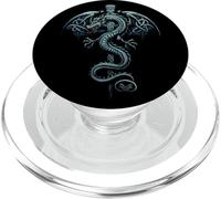 Celtic Dragon Mythology Norse Viking Knotwork Dragon PopSockets PopGrip for MagSafe