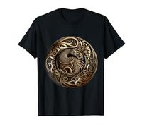 Celtic Dragon Shield Value Graphic T-Shirt