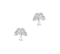 Celtic Eternity Holy Trinity Knot Tree Of Life Stud Pair Of Earrings