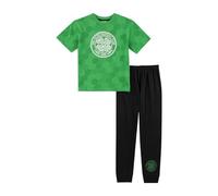 Celtic F.C. Boys Pyjamas | Celtic Pjs For Boys | Football Gifts for Boys | Official Celtic Merchandise Clothing Nightwear 7-8 years Green