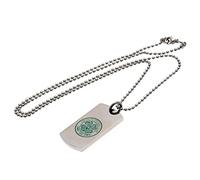 Celtic F.C. Colour Crest Dog Tag & Chain