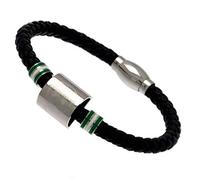 Celtic F.C. Colour Ring Leather Bracelet